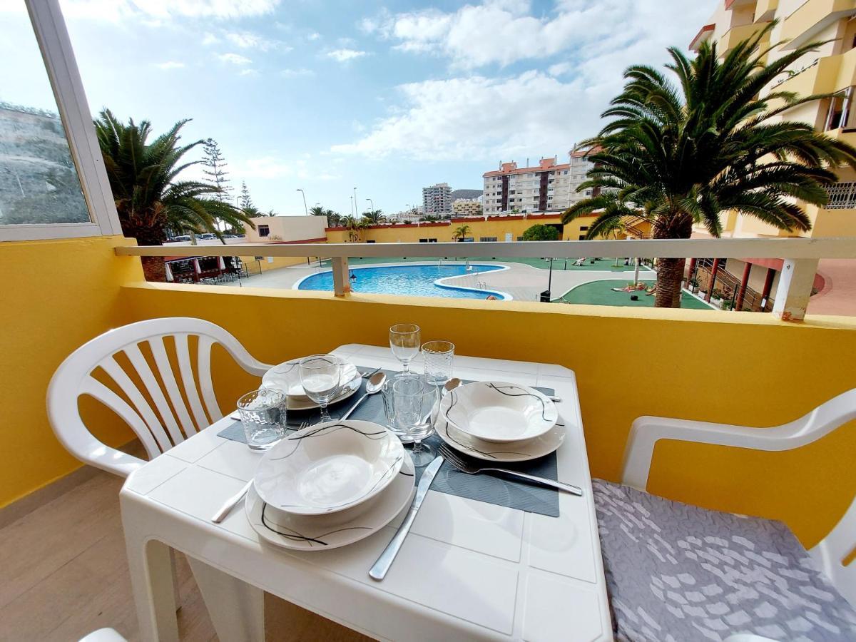 Sunny Cozy Nice Apartment Loscristianos Wifi,Pool Лос-Крістіанос Екстер'єр фото